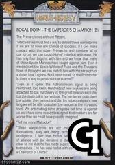 Rogal Dorn - The Emperor's Champion (b)